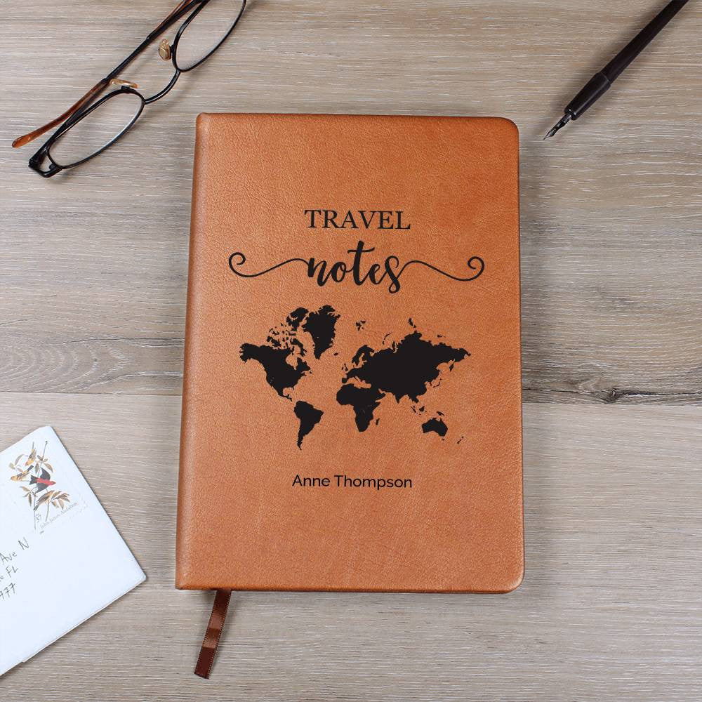 Personalized Travel Notes Leather Journal