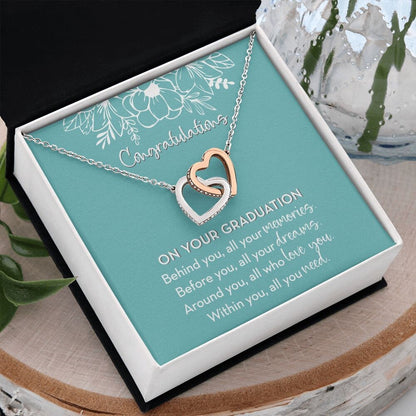 Graduation Necklace for Girl, College / High School Graduation Gift for Her