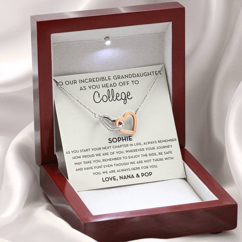 Personalized Granddaughter Gift, Going to College, Custom Granddaughte –  Venture On Designs