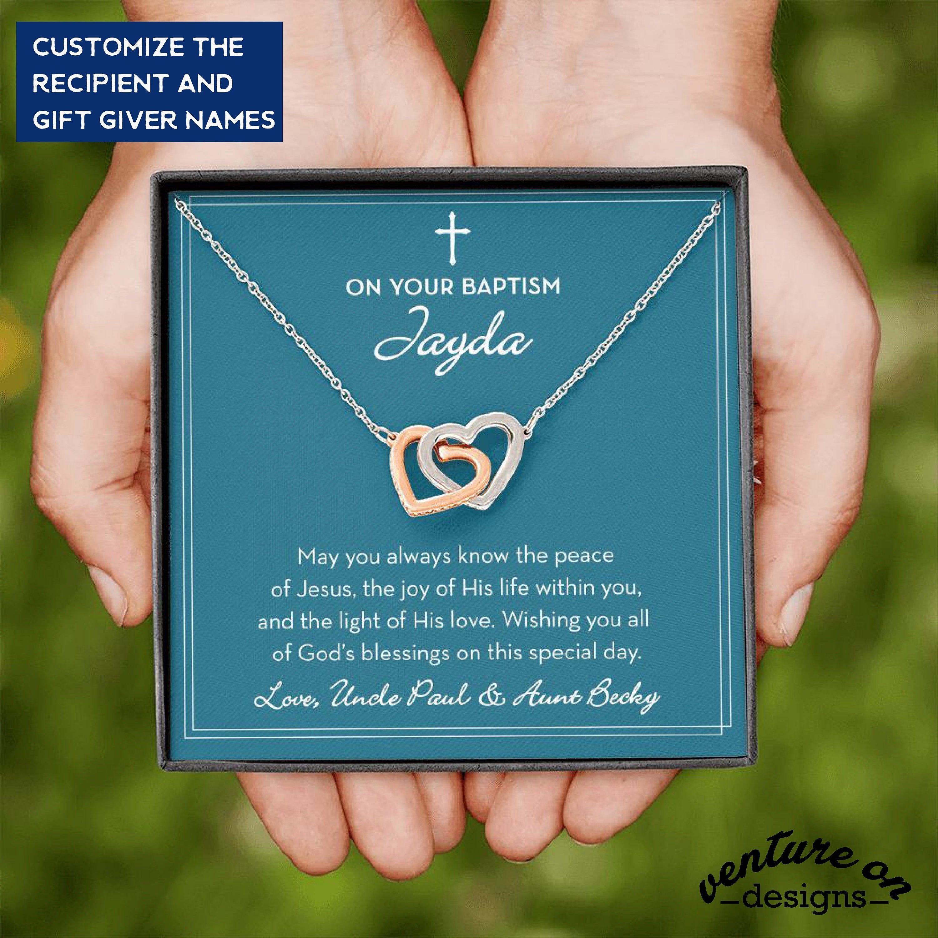 Catholic on sale baptism jewelry