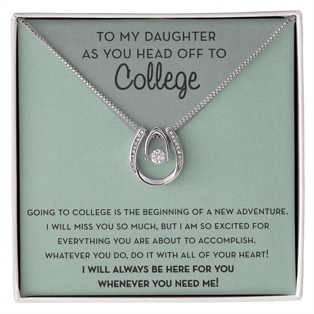 Gift for Daughter Going to College, Going Away to College Jewelry, Freshman Gift, Moving Out Gift
