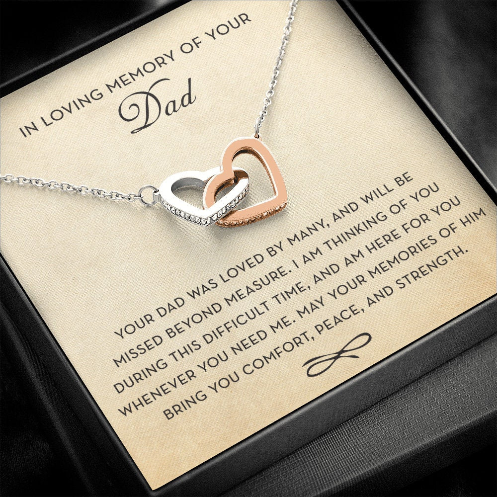 In Memory Of Dad Necklace 2024 | favors.com