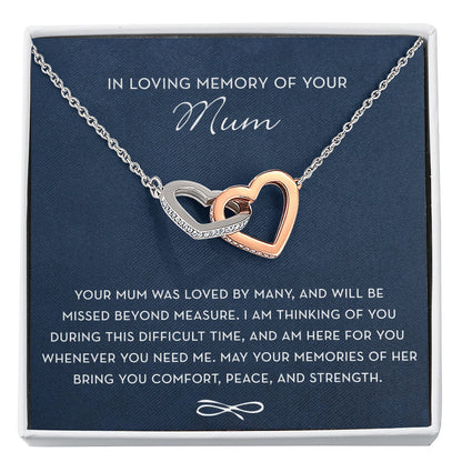 In Loving Memory of your Mum, Memorial Gift For Loss of Mum, Loss of Mum Condolence