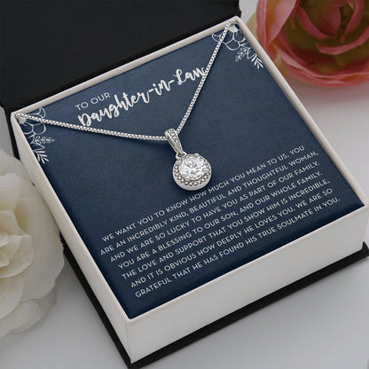 Daughter-in-Law Gift for Wedding Day, Daughter in Law Necklace