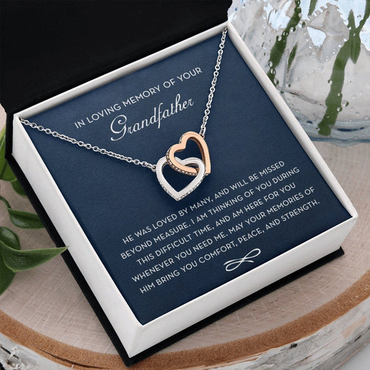 In Loving Memory of your Grandfather, Memorial Gift For Loss of Grandfather, Grandfather Condolence Gift, Condolence Gift, Loss of Grandpa