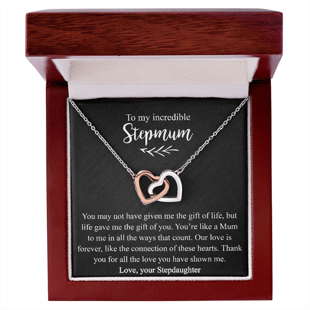Stepmum Gift from Stepdaughter, Stepmum Necklace, Stepmum Mother's Day
