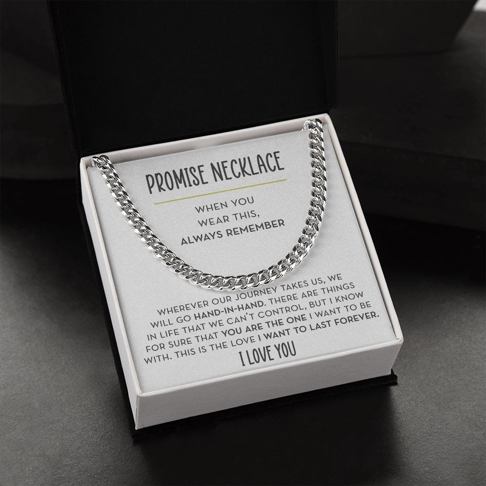 Promise Necklace for Him, Promise Gift for Boyfriend, Always Remember –  Venture On Designs
