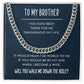Walk Me Down the Aisle Brother, Give Me Away Proposal to Brother, Brother of the Bride Gift