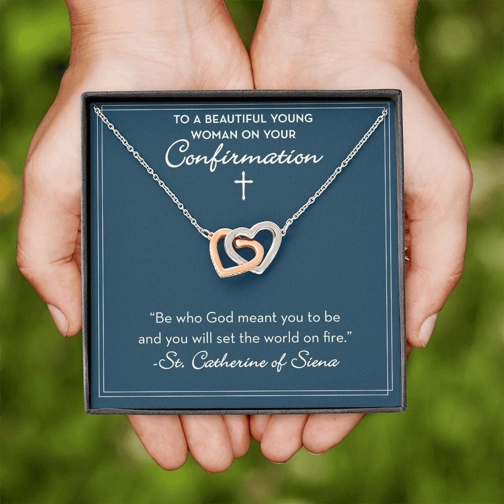 Confirmation Gift for Girl, St. Catherine of Siena Quote Gift for Her