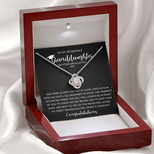 Granddaughter Graduation Necklace, Gift for Granddaughter on Graduation Day