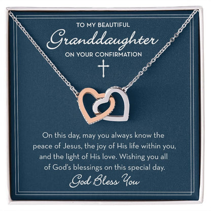 Granddaughter Confirmation Gift, Religious Gift for Confirmation Girl, To My Granddaughter for Confirmation