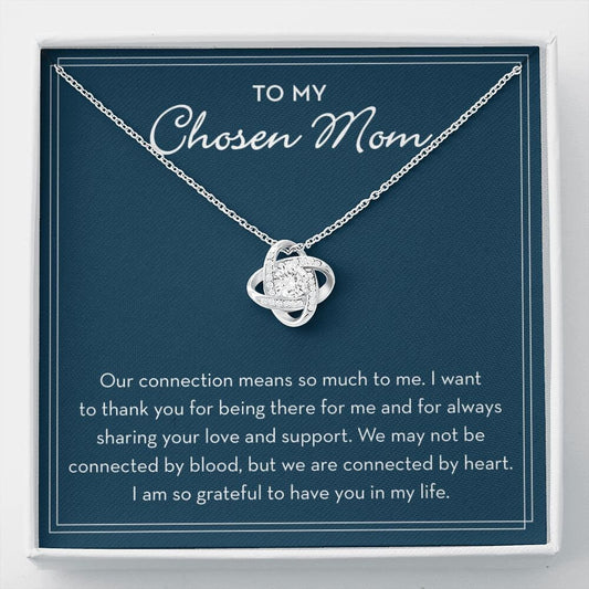 Chosen Mom Gift, Bonus Mom Necklace, Chosen Mom Mothers Day Necklace