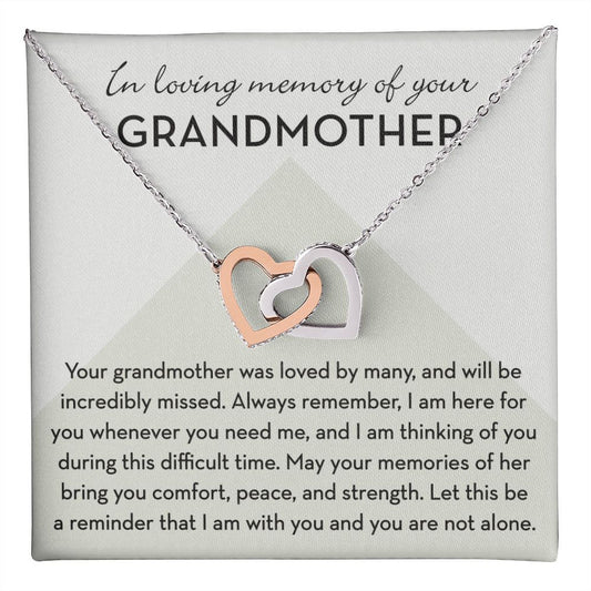 Loss Of Grandmother Gift, Memorial Gift, Loss Of Grandma, Sympathy Gift, Memorial Jewelry, Remembrance Necklace, In Memory of Grandmother