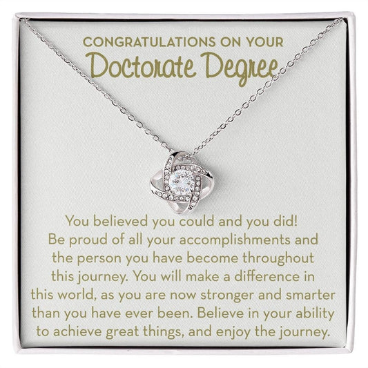 Phd Graduation Gift For Her, Doctorate Degree Graduation Necklace Gift