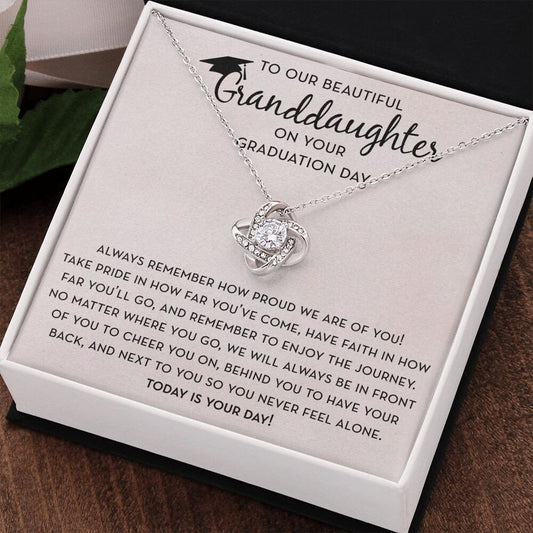 Granddaughter Gift for Graduation from Grandparents, Graduation Necklace for Granddaughter